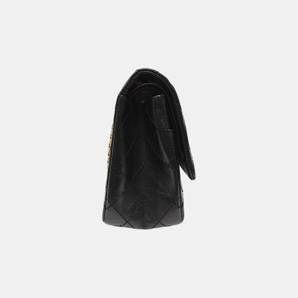 2.55 225 (small) Quilted Calfskin Black