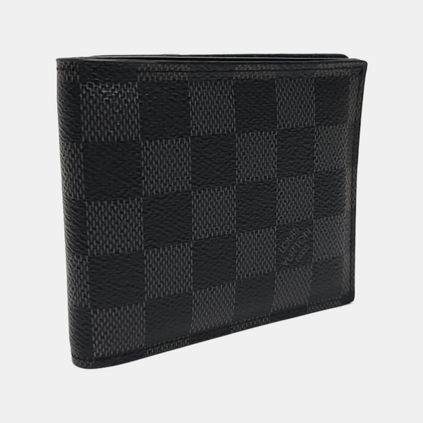 Coated Canvas Clutch Gray