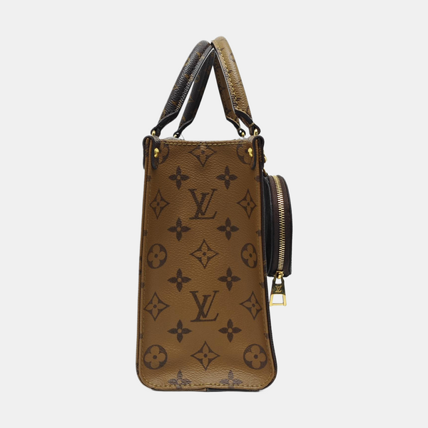 ONTHEGO PM Monogram Coated Canvas Brown