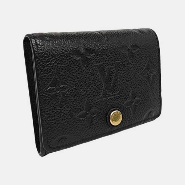 Calfskin Card Holder Black