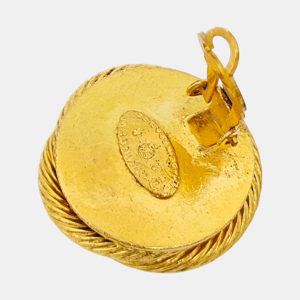 Metal Gold Clip On Earrings