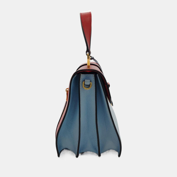 Calfskin Shoulder Bag Multicolor