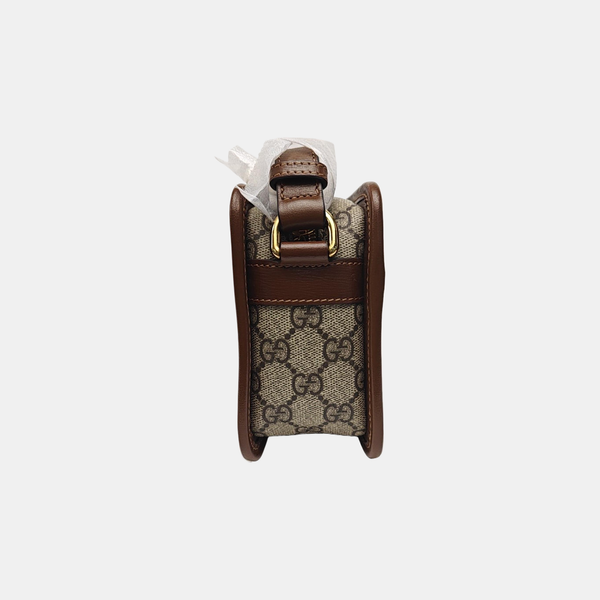 Retro Monogram Coated Canvas Brown