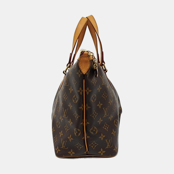 PALERMO PM Monogram Coated Canvas Brown