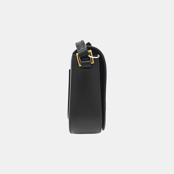 Calfskin Shoulder Bag Black