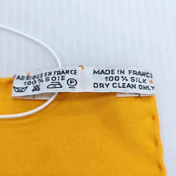 Mulberry Silk Silk Scarf Yellow