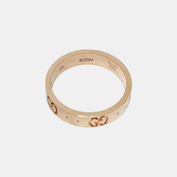 Anillo Icon en oro rosa de 18k HK 10