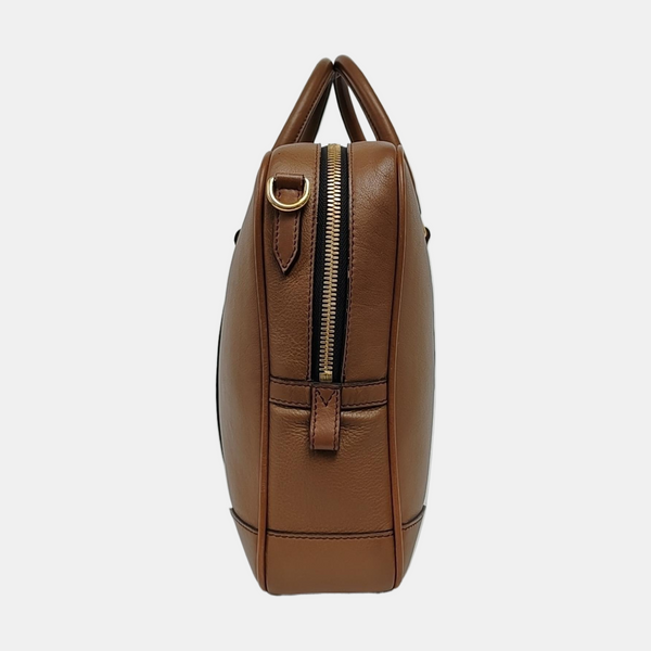 Calfskin Shoulder Bag Brown