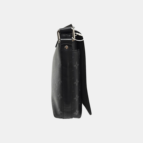 DISTRICT PM Monogram Coated Canvas Black