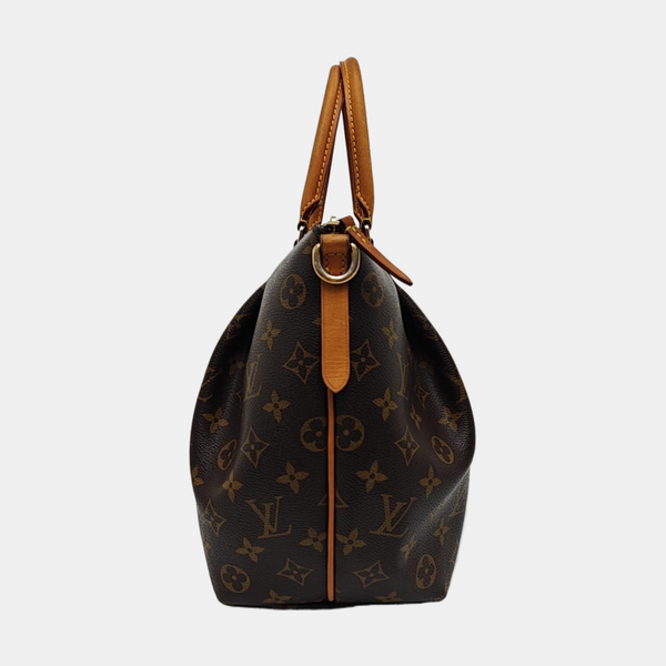 TURENNE GM Monogram Coated Canvas Brown