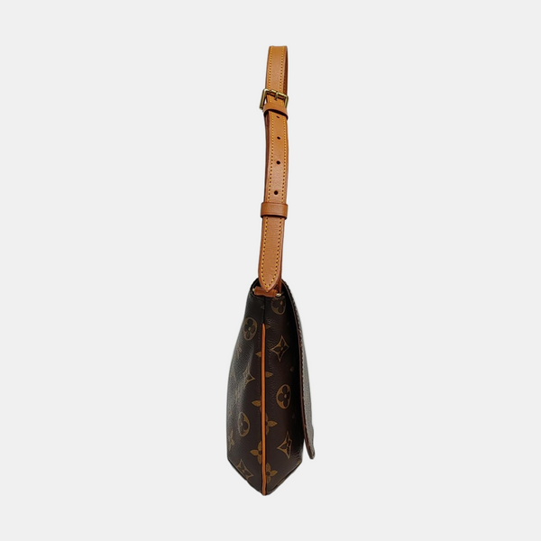 MUSETTE TANGO Monogram Coated Canvas Brown