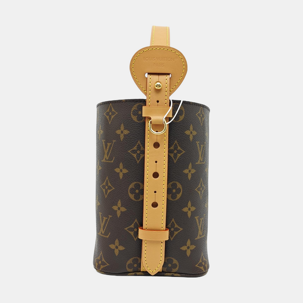ALL IN Monogram Coated Canvas Brown