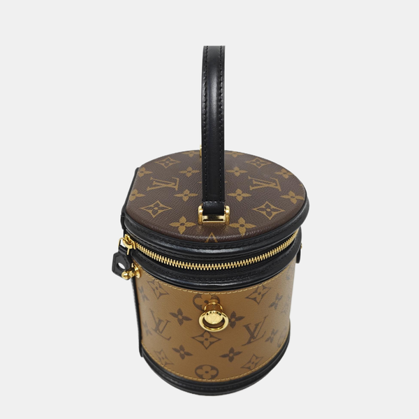 CANNES PM Monogram Coated Canvas Brown