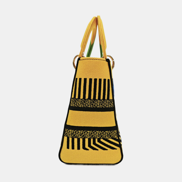 Authenticated pre-owned Lady D-Lite Medium Fabric Multicolor - Tote Bag at Looply