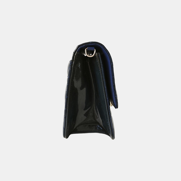 Rendez-Vous Cannage Patent Leather Blue