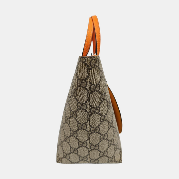 Children’s GG Bucket Monogram Coated Canvas Beige