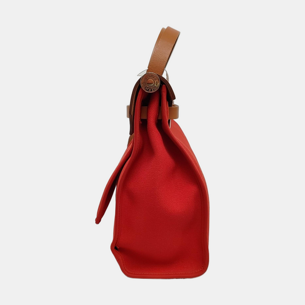 Authenticated pre-owned Herbag 31 Canvas Red - Shoulder Bag at Looply