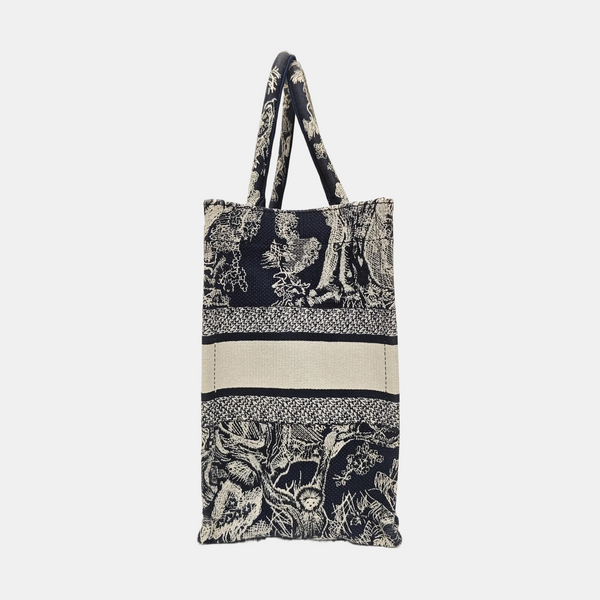 Book Tote Medium Fabric Blue