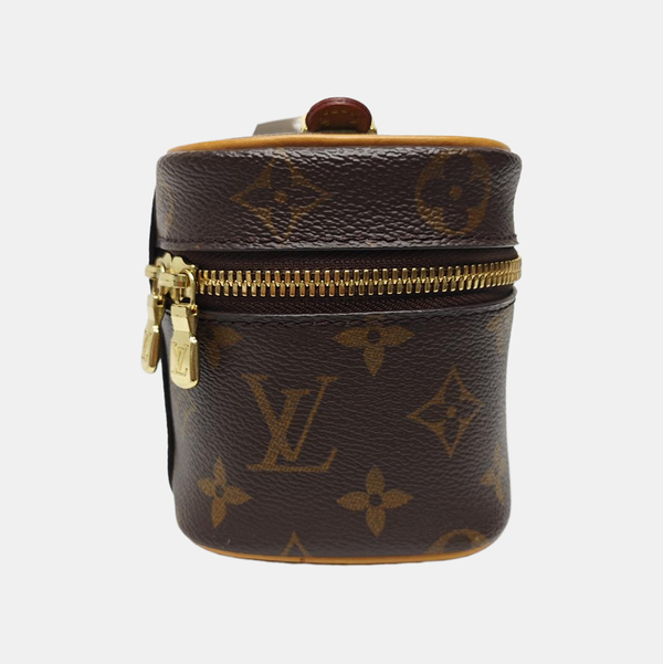 NICE Super Mini Monogram Coated Canvas Brown