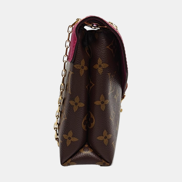 PALLAS Monogram Coated Canvas Brown
