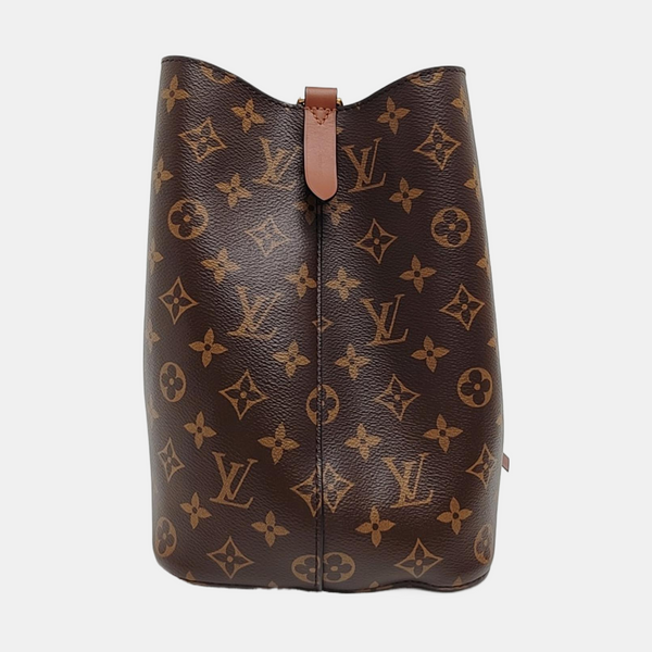 NÉONOÉ MM Monogram Coated Canvas Brown