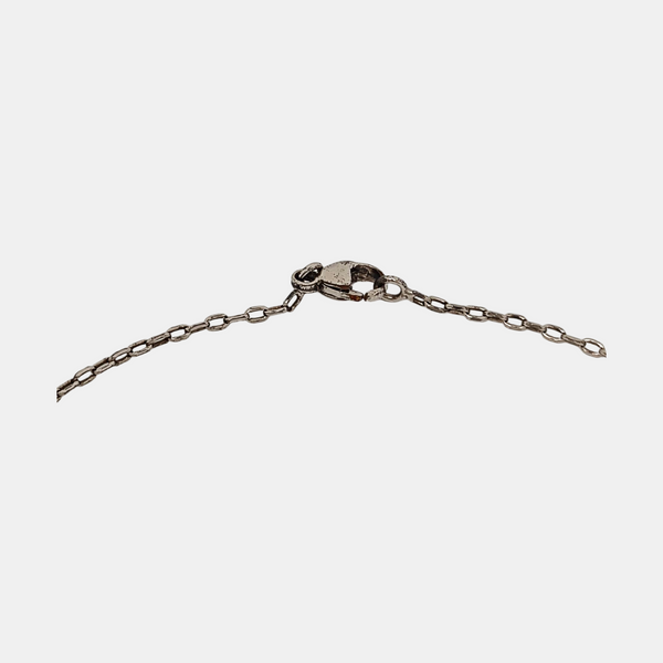 Pop H Metal Silver Necklace