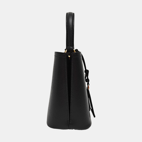 Panier Small Saffiano Calfskin Black
