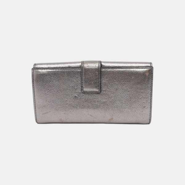 Calfskin Wallet Gray