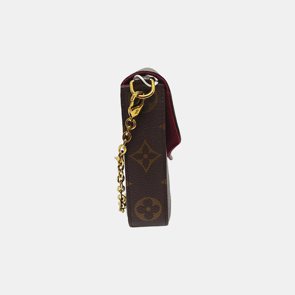 FÉLICIE Monogram Coated Canvas Brown