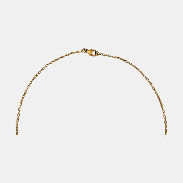Pop H Metal Gold Necklace