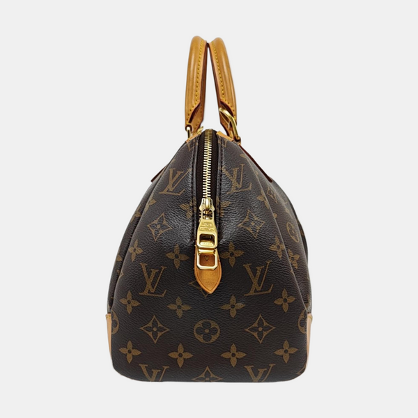 SEGUR Monogram Coated Canvas Brown