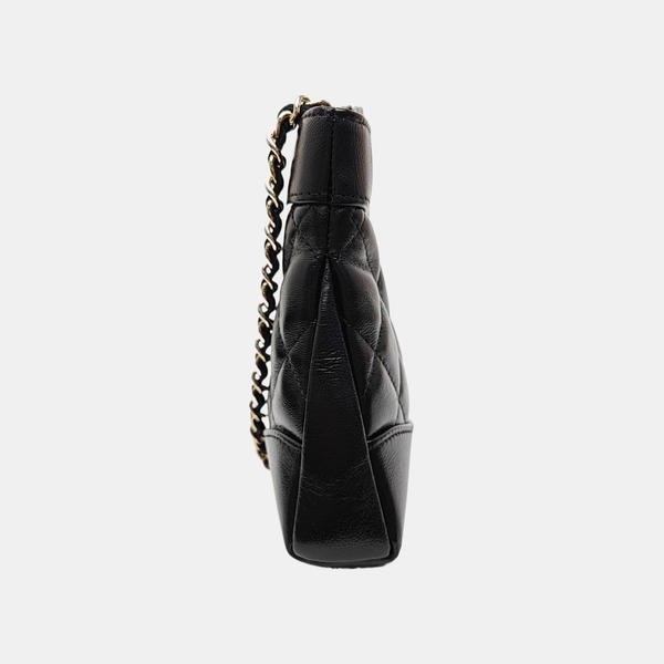 CHANEL 31 Quilted Waxed Cafskin Black