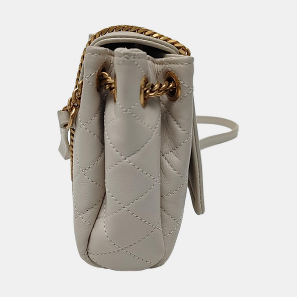 NOLITA Mini Quilted Lambskin White