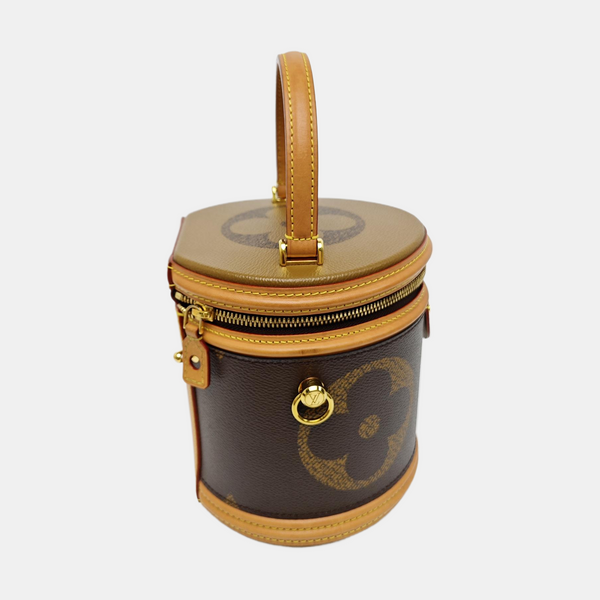 CANNES Monogram Coated Canvas Brown