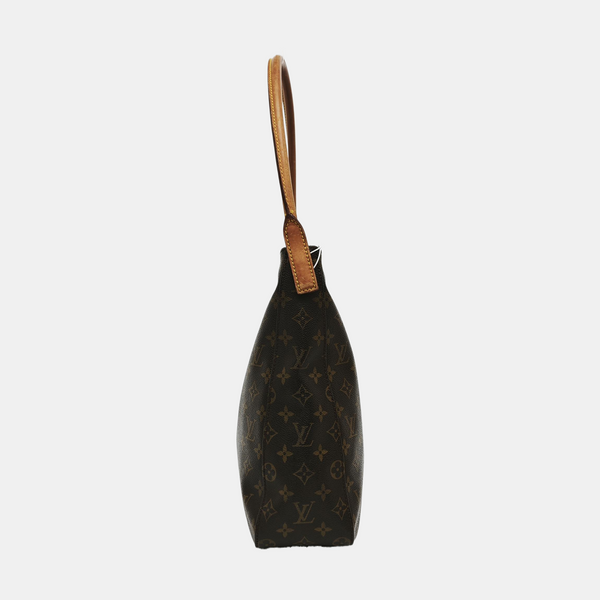 LOOPING GM Monogram Coated Canvas Brown