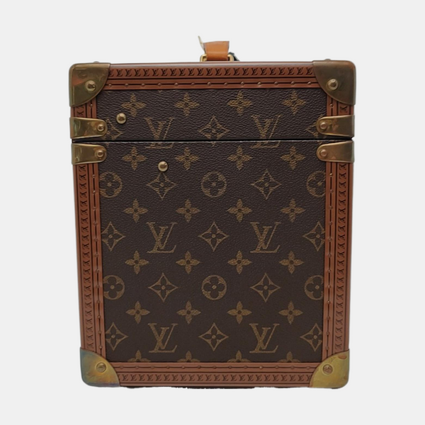 COFFRET TRÉSOR Monogram Coated Canvas Brown