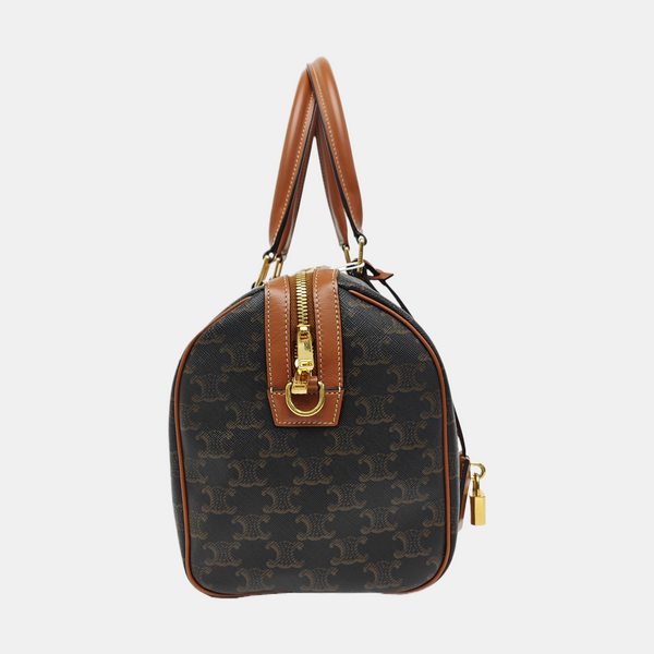 TRIOMPHE CANVAS Medium Coated Canvas Brown