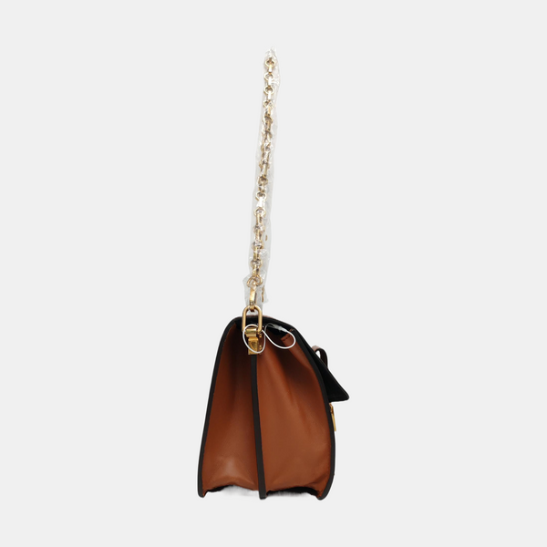 DAUPHINE MM Monogram Coated Canvas Brown