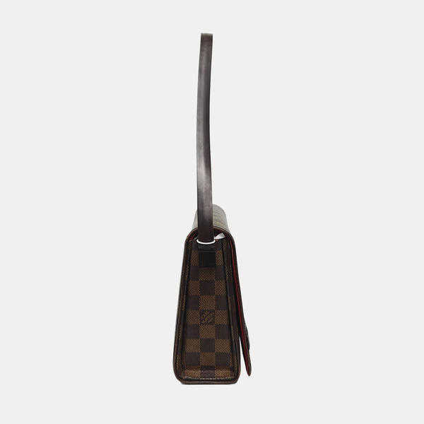 TRIBECA Damier Ebene Coated Canvas Brown