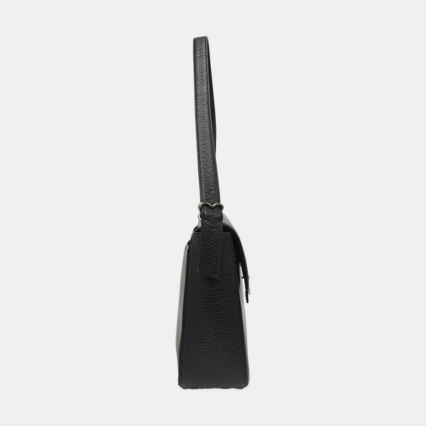 Calfskin Shoulder Bag Black