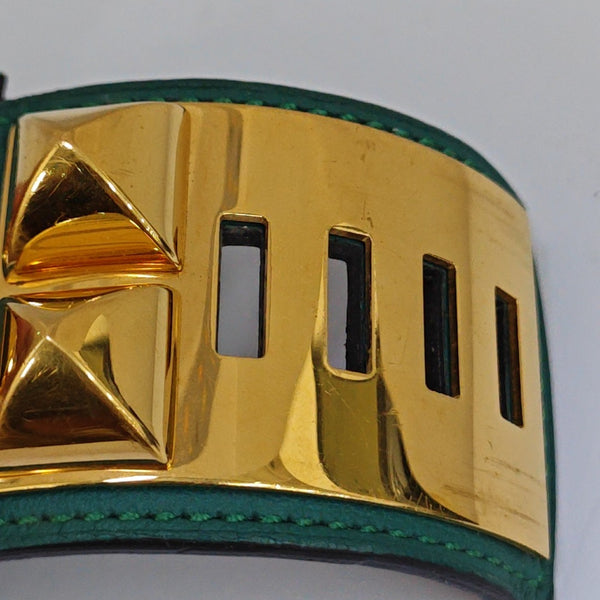 Collier De Chien Metal Green Bracelet