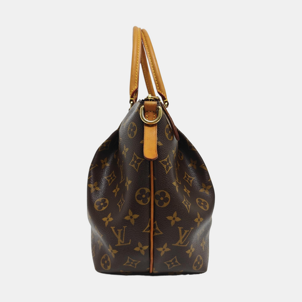 BOETIE PM Monogram Coated Canvas Brown
