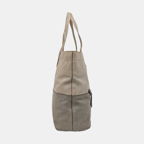 Calfskin Tote Bag Gray