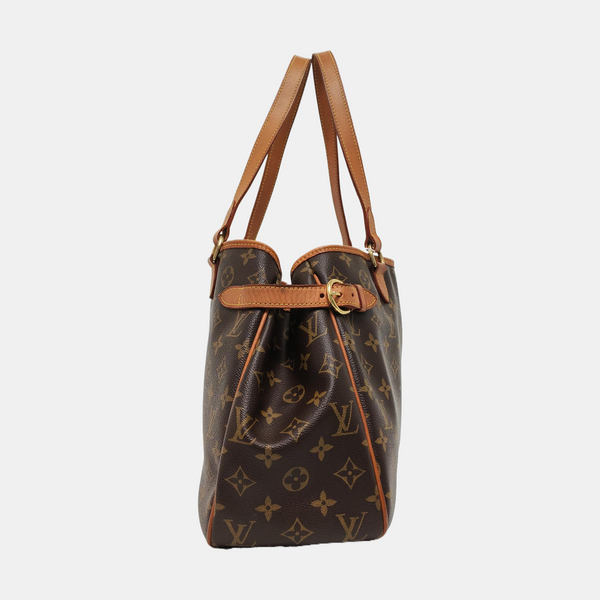 BATIGNOLLES GM Monogram Coated Canvas Brown