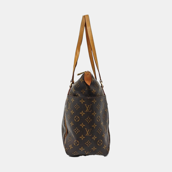 TOTALLY MM Monogram Coated Canvas Brown