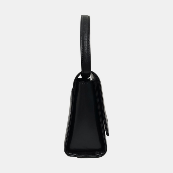 Leather Shoulder Bag Black