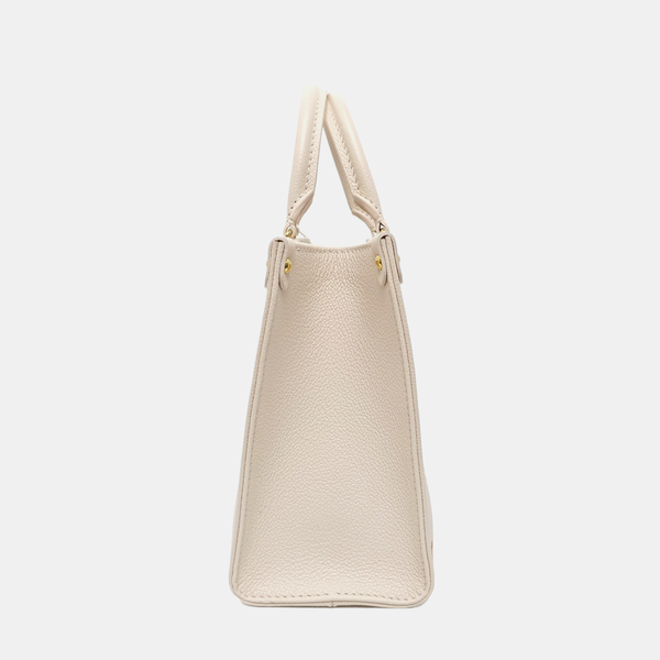 ONTHEGO PM Monogram Calfskin Beige