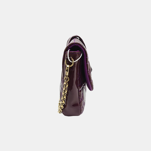 New Lock Cannage Calfskin Purple