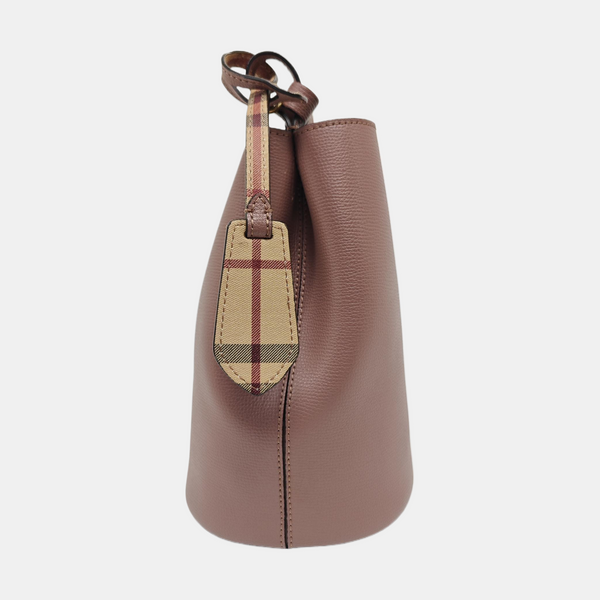 Calfskin Bucket Bag Beige