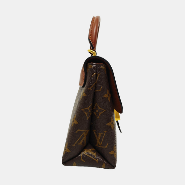 LOCKY BB Monogram Coated Canvas Brown
